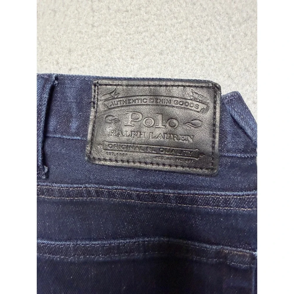 Polo‎ Ralph Lauren Jeans Mens 40x34 Blue Varick Slim Straight Stretch Indigo